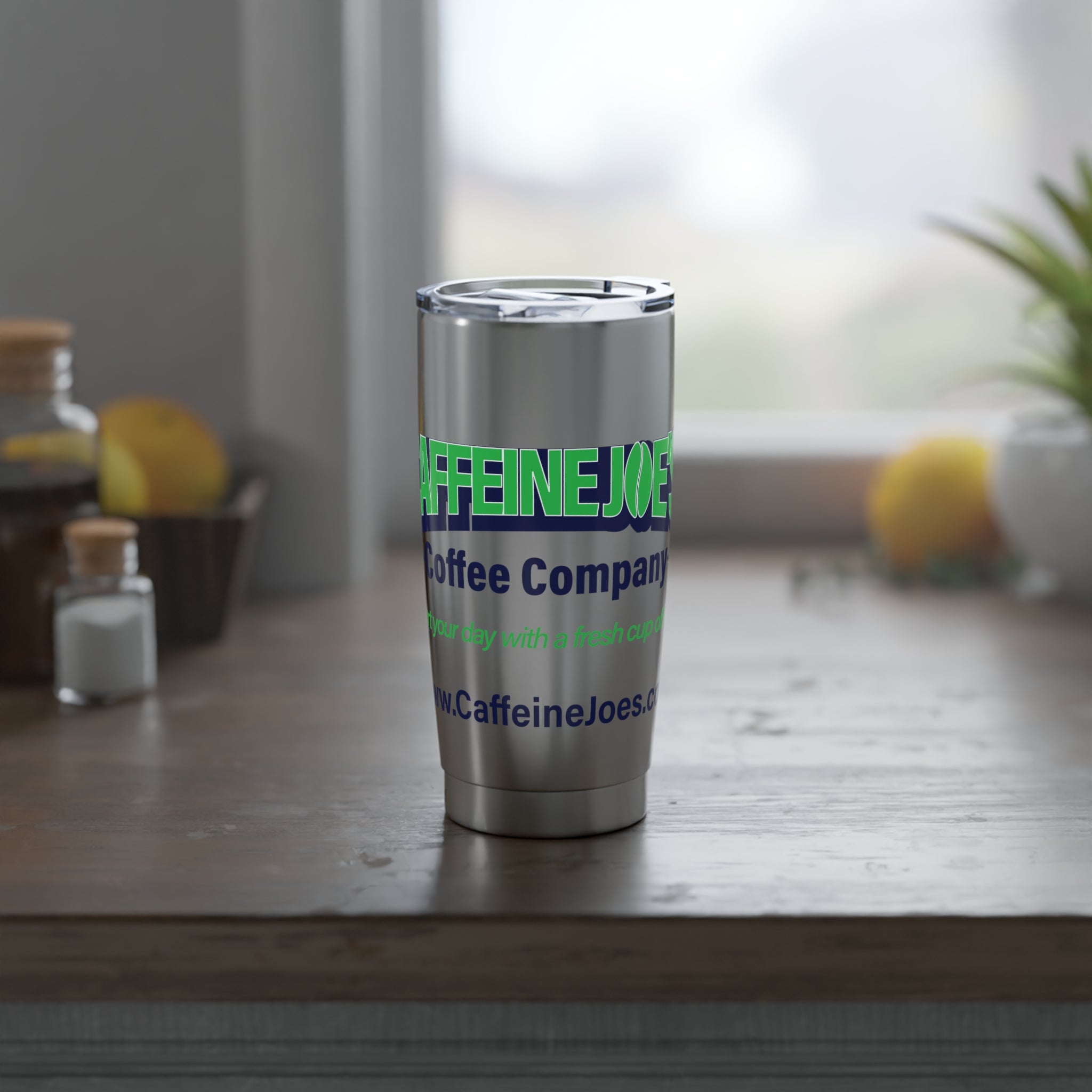 Caffeine Joe's Coffee Travel Mug